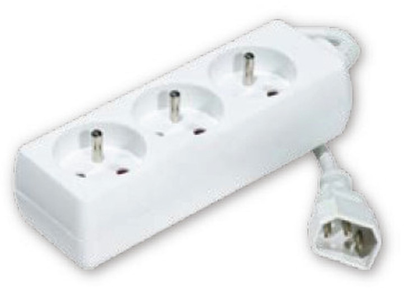 Cable Company 3 way power strip for UPS system 1.5m power cable
