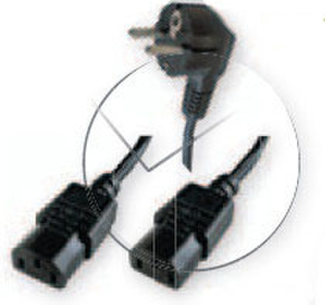 Cable Company Y-power cable Черный кабель питания