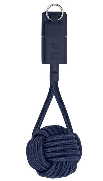 Native Union Key Cable 0.165m Lightning USB A Navy mobile phone cable