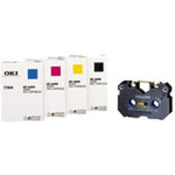 OKI Cinta color amarilla yellow ink cartridge