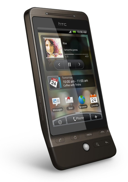 HTC Hero 3.2Zoll 320 x 480Pixel Touchscreen 135g Schwarz Handheld Mobile Computer