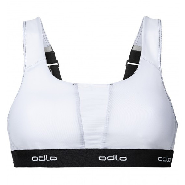 Odlo Medium padded sport bra XS Спортивный Wirefree Черный, Белый бюстгальтер