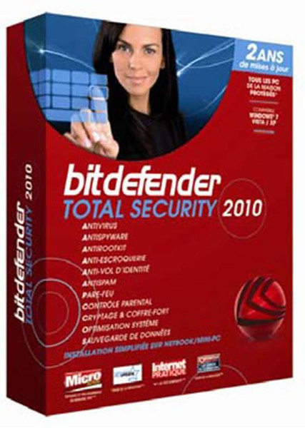 Editions Profil BitDefender Total Security 2010 - 2 Ans 3пользов. 2лет FRE