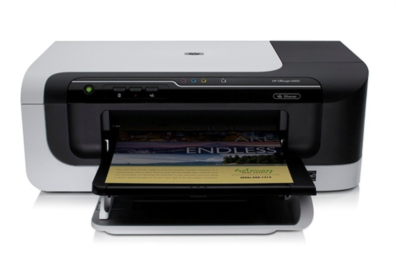 HP Officejet 6000 Цвет 4800 x 1200dpi A4 Черный, Белый струйный принтер