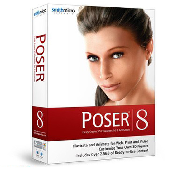 Smith Micro Upgr. Poser 8 Win/Mac, EN