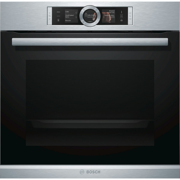 Bosch Serie 8 HRG6767S2 Electric oven 71l 3600W A Schwarz, Edelstahl Backofen