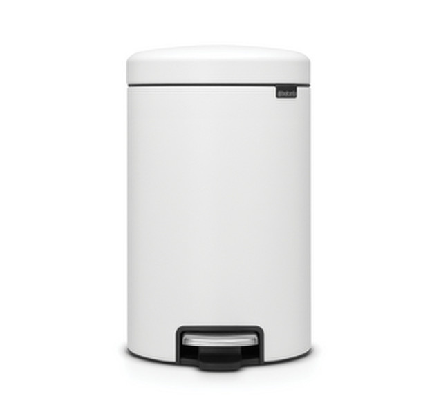 Brabantia 113789 12l Rund Kunststoff Weiß Mülleimer