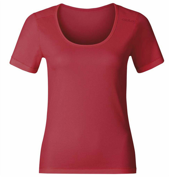 Odlo CUBIC Baselayer T-shirt XL Kurzärmel Rundhals Rot
