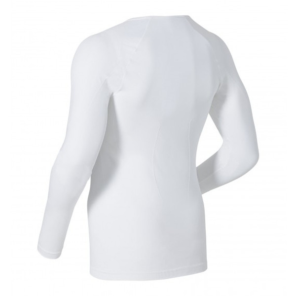 Odlo 184002 Base layer shirt S Длинный рукав Круглый вырез под горло Белый