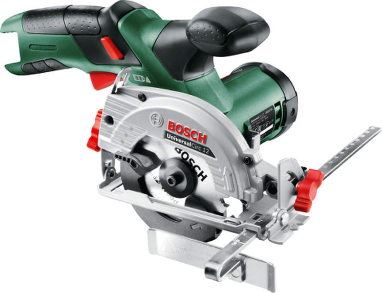 Bosch UniversalCirc 12 1400об/мин 12В Литий-ионная (Li-Ion) Черный, Зеленый cordless circular saw