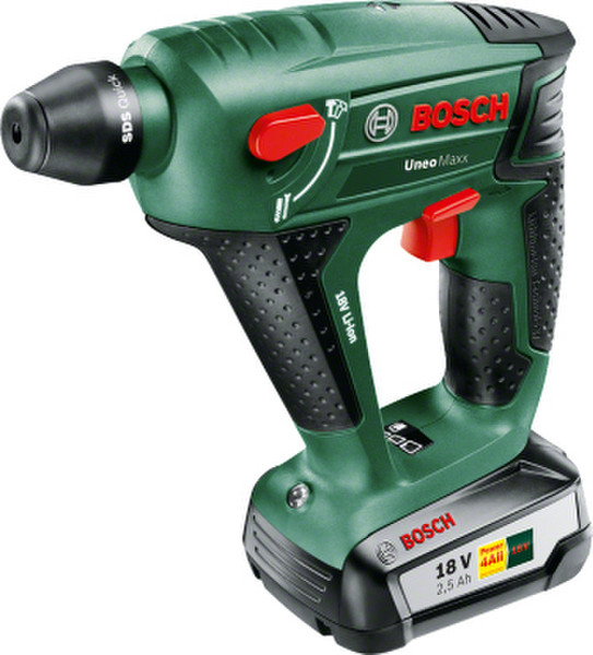 Bosch Uneo Maxx 5000ударов/мин Литий-ионная (Li-Ion) 1400г cordless rotary hammer