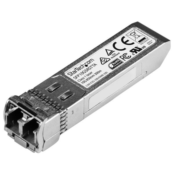 StarTech.com 10 Gigabit Fiber SFP+ Transceiver - Cisco SFP-10G-SR Compatible - MM LC - 300 m - TAA Compliant