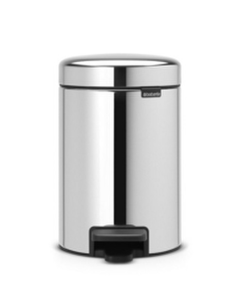 Brabantia 113147 3l Rund Silber Mülleimer