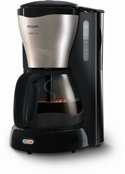 Philips Café Gaia Collection HD7568/20 Freestanding Fully-auto Drip coffee maker 1.2L 15cups Black coffee maker