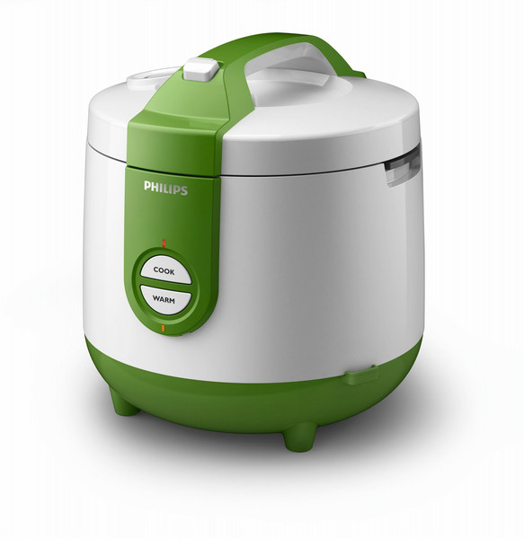 Philips Daily Collection HD3118/35 2L 400W Green,White rice cooker