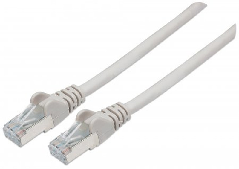 Intellinet 317191 3м Cat6a S/FTP (S-STP) Серый сетевой кабель