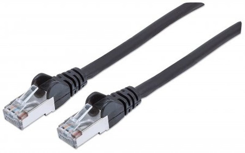 Intellinet 318846 30м Cat6a S/FTP (S-STP) Черный сетевой кабель
