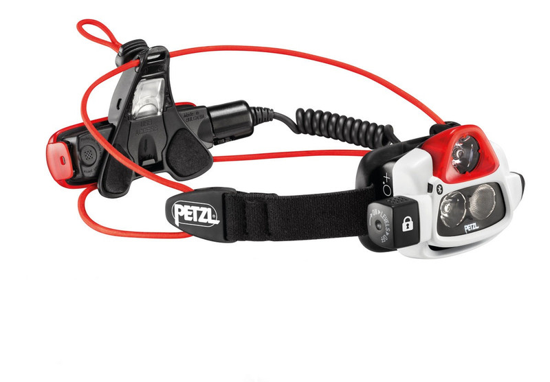 Petzl NAO + Hand-Blinklicht LED Schwarz, Rot