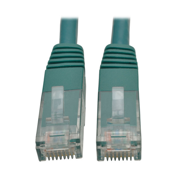 Tripp Lite 2.13 m Cat6 Gigabit Molded Patch Cable RJ45 M/M 550MHz 24 AWG Green