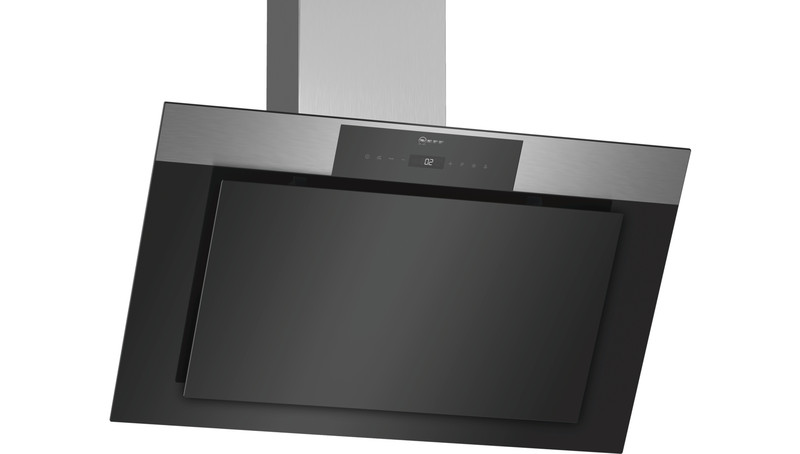 Neff D96IPT1N0 Wall-mounted 840m³/h A+ Black,Stainless steel cooker hood