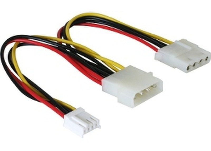 DeLOCK Y-cable power 0.25м Разноцветный кабель питания
