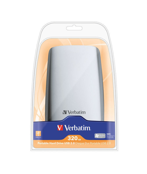 Verbatim 320GB USB2.0 2.0 320ГБ Cеребряный внешний жесткий диск