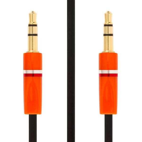Empire FZA-172C 1м 3.5mm 3.5mm Черный, Оранжевый аудио кабель
