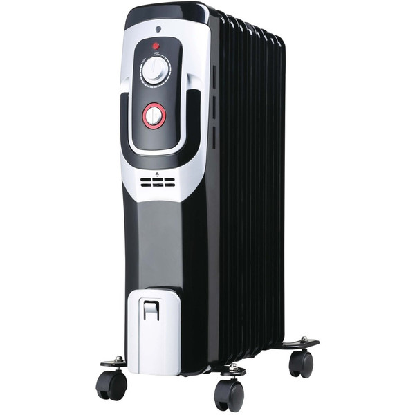 Ardes 4R09 Для помещений 2000Вт Черный, Cеребряный Oil electric space heater электрический обогреватель
