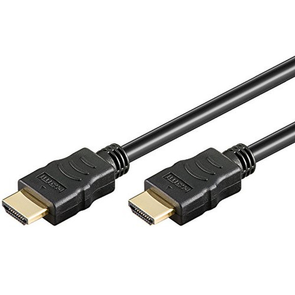 Ewent EW-130110-020-N-P 2м HDMI HDMI Черный HDMI кабель