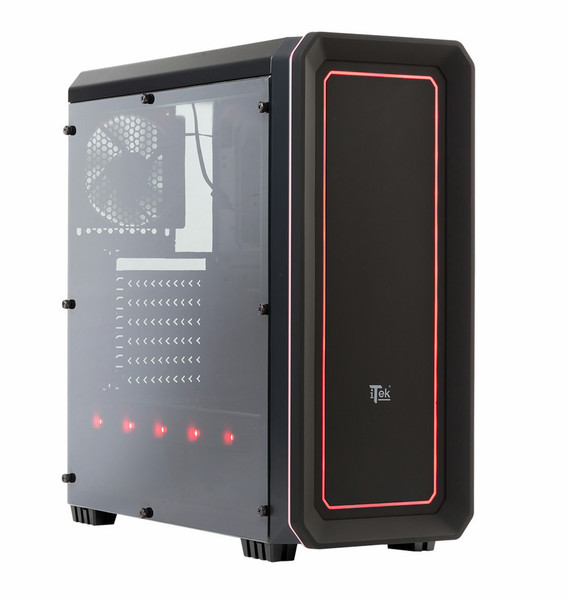 iTek Rainbow 06 Midi-Tower Black computer case