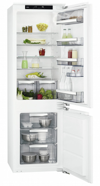 AEG SCE81821LC Built-in 258L A++ White fridge-freezer