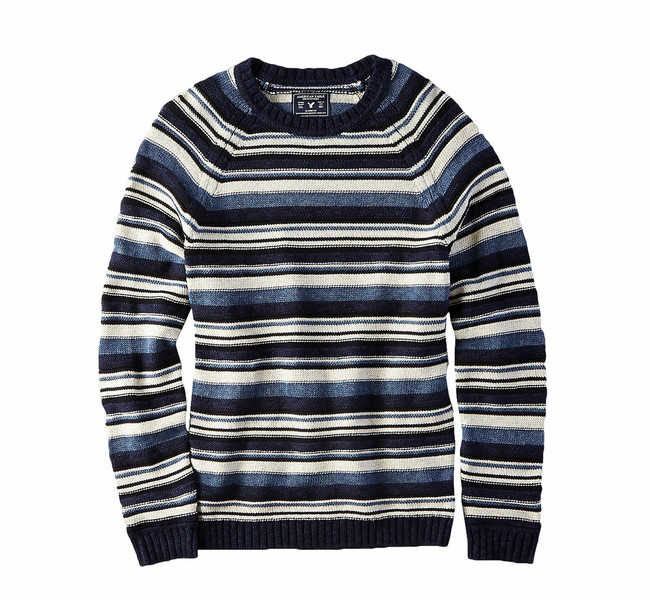 American Eagle Outfitters AEO STRIPE CREW SWEATER