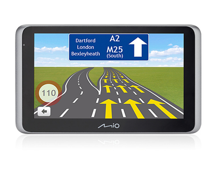Mio MiVue Drive 65 LM Fixed 6.2" LCD Touchscreen 295g Black,Silver