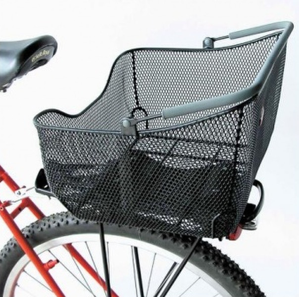 Pletscher Deluxe Rear Bicycle basket Metal Black,Grey