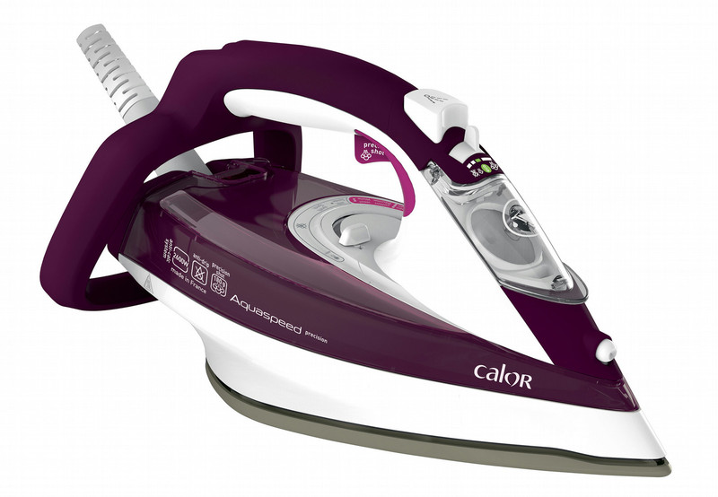 Calor Aquaspeed Precisie Dry & Steam iron 2600W Burgundy,White