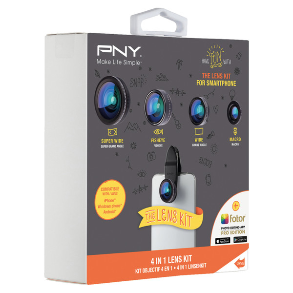 PNY LNS-4N1-02-RB Черный mobile phone lens