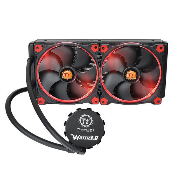 Thermaltake Water 3.0 Riing Red 280 Процессор жидкостное компьютерное охлаждение