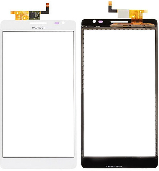 MicroSpareparts Mobile MSPP72876 Display glass digitizer Белый 1шт запасная часть мобильного телефона