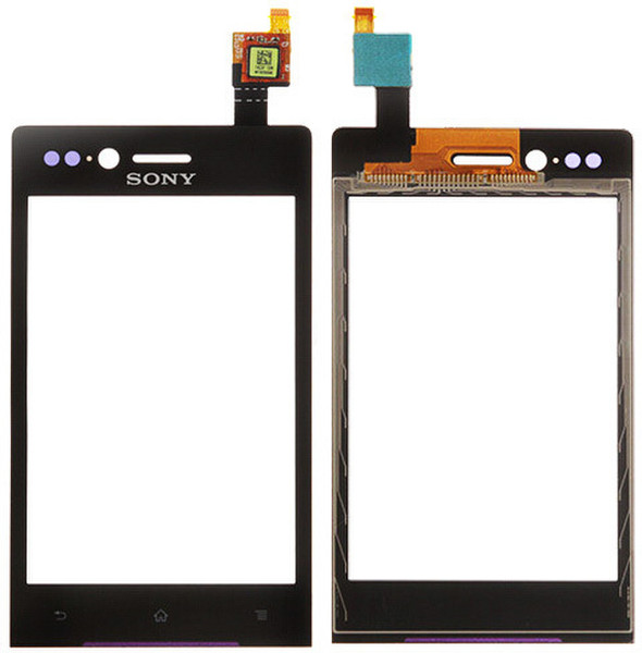 MicroSpareparts Mobile MSPP72509 Display glass digitizer Черный 1шт запасная часть мобильного телефона