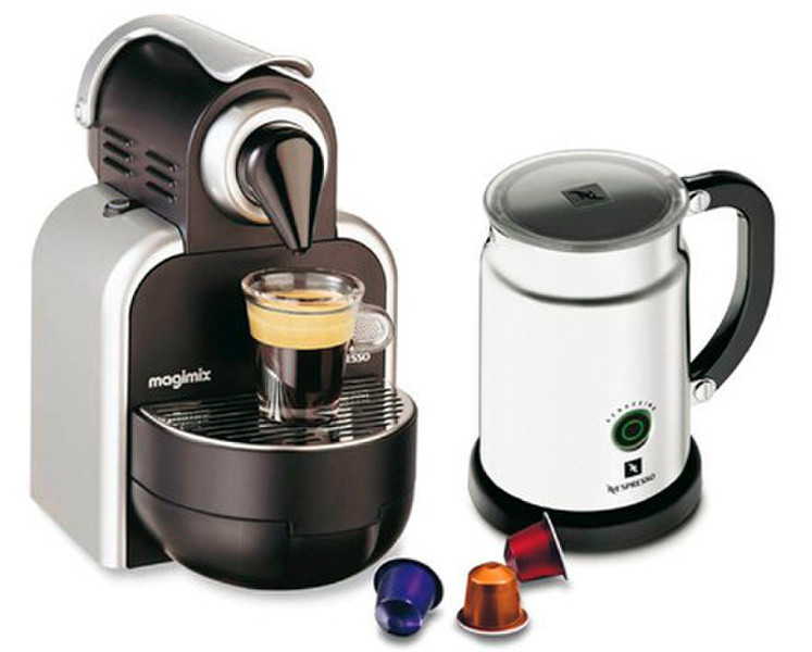 Magimix La M100 Auto + Aeroccino Pod coffee machine 1L Silver