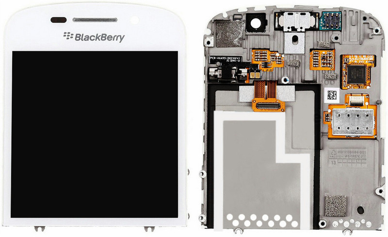 MicroSpareparts Mobile MSPP72703 Дисплей Белый 1шт запасная часть мобильного телефона