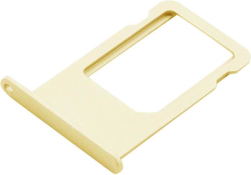 MicroSpareparts Mobile MSPP73385 Sim-Karten-Halter Gold 1Stück(e) Handy-Ersatzteil