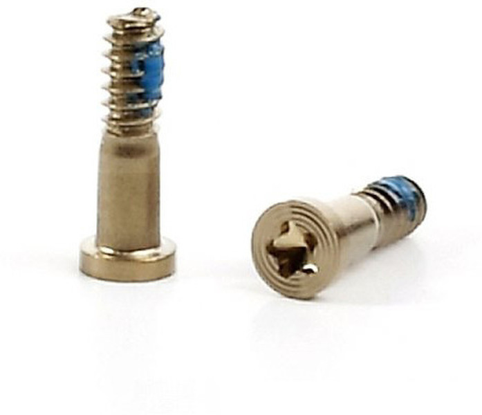 MicroSpareparts Mobile MSPP70663 Screw set Золотой 2шт запасная часть мобильного телефона