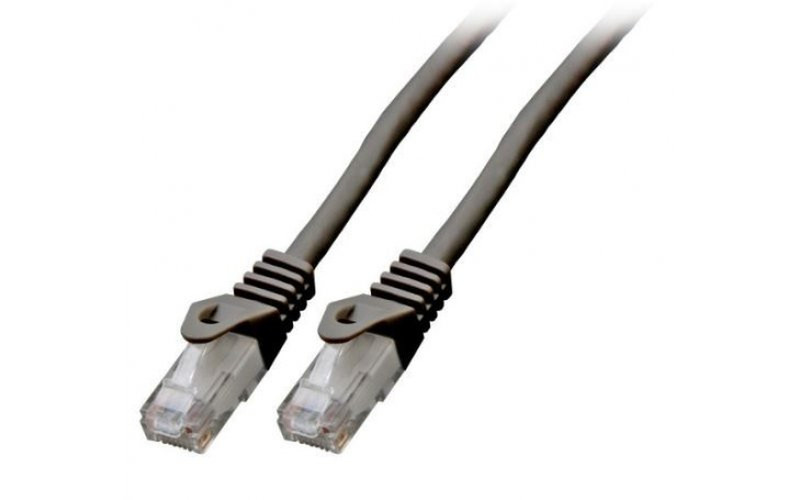 Mercodan 509820 2м Cat6 U/UTP (UTP) Черный сетевой кабель