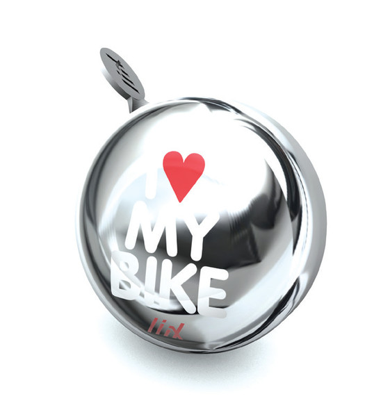 Liix I Love My Bike Chrome Bell