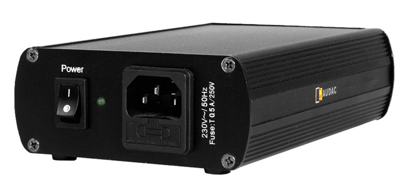 AUDAC APT20 Для помещений 3Вт Черный адаптер питания / инвертор