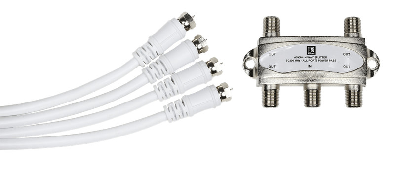 AUDAC ASK40S Cable splitter Silber Kabelspalter oder -kombinator