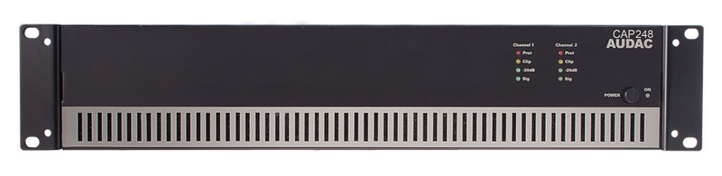 AUDAC CAP248 2.0 Проводная Черный усилитель звуковой частоты