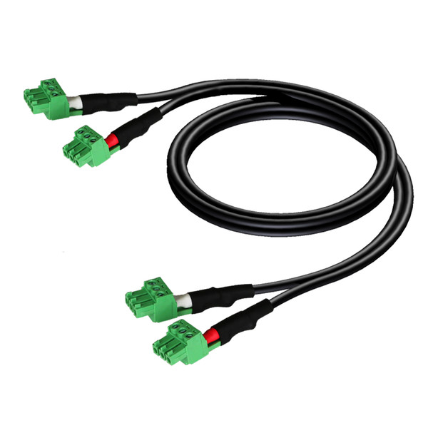 AUDAC CLA830 0.25м Черный, Зеленый сигнальный кабель