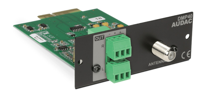 AUDAC DMP40 Internal interface cards/adapter